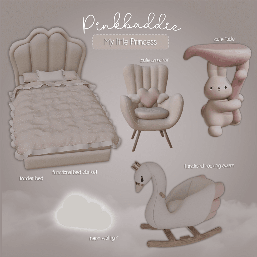 Скриншот мода Набор для детской My Little Princess set